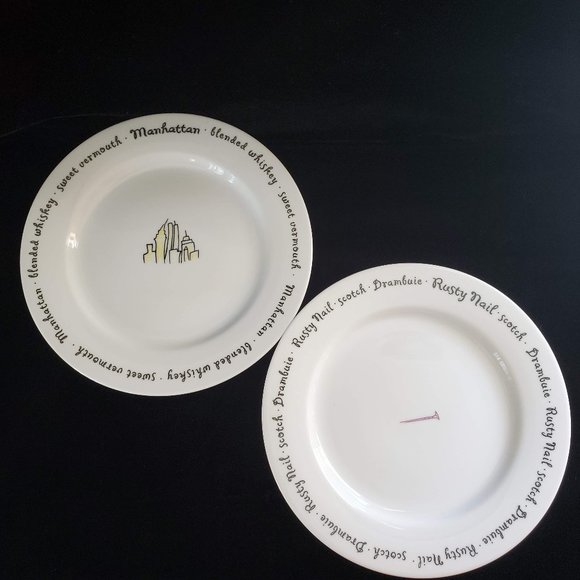 Pottery Barn Dining Pottery Barn Bar Lingo Appetizer Plates